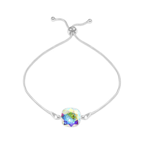 Sudraba apyrankė „Apakintas spindesys (Aurora Borealis)“ iš 925 prabos sidabro